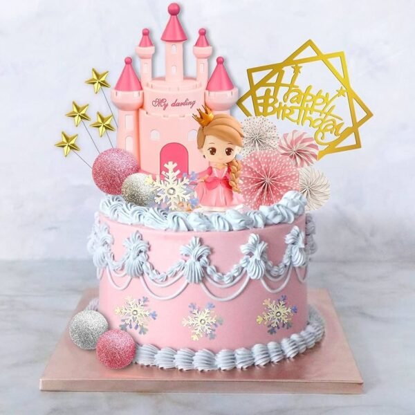 Princess Theme Birthday Cake